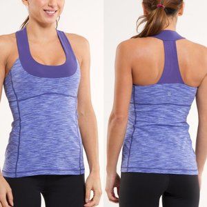 Lululemon Scoop Neck Tank in Royalty Space Dye